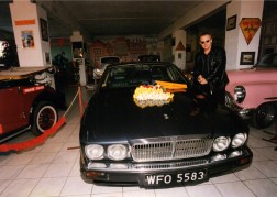 Bogusław Linda with his Jaguar